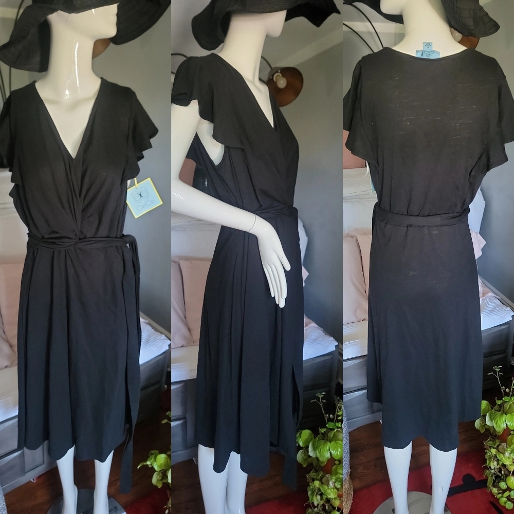 New CeCe Elegant Womens Dress Black 🌺🌺🌺🌺🌺🌺🌺🌺🌺🌺